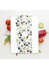 Decovetro Cam Kesme Tahtası ve Sunumluk Zeytin Desenli 20 x 30 cm
