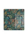 Decovetro Cam Kesme Tahtası ve Sunumluk Kare Şal Desenli 30 x 30 cm