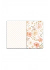 Decovetro Cam Kesme Tahtası ve Sunumluk Flower & Points Desenli 20 x 30 cm
