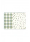 Decovetro Cam Kesme Tahtası ve Sunumluk Minimal Flower & Buffalo Desenli 20 x 30 cm