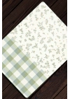 Decovetro Cam Kesme Tahtası ve Sunumluk Minimal Flower & Buffalo Desenli 20 x 30 cm
