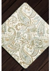 Decovetro Cam Kesme Tahtası ve Sunumluk Kare Şal Desenli 30 x 30 cm