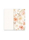 Decovetro Cam Kesme Tahtası ve Sunumluk Kare Flower & Points Desenli 30 x 30 cm