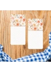 Decovetro Cam Kahve Sofra Sunum Tablası 2li Set Flower & Points Desenli 30 x 15 cm
