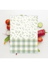 Decovetro Cam Kesme Tahtası ve Sunumluk Minimal Flower & Buffalo Desenli 20 x 30 cm