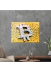 Decovetro Cam Tablo Bitcoin Logo 30x40 cm