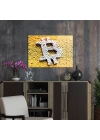 Decovetro Cam Tablo Bitcoin Logo 30x40 cm