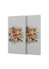 Decovetro Cam Kahve Sofra Sunum Tablası 2li Set Gingerbread Yılbaşı Kurabiye Desenli 30 x 15 cm