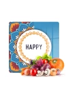 Decovetro Cam Kesme Tahtası ve Sunumluk Kare Happy Desenli 30x30 Cm