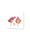 Decovetro Cam Kesme Tahtası ve Sunumluk Love You Bird Desenli 20x30 Cm