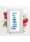 Decovetro Cam Kesme Tahtası ve Sunumluk Marine Cute Fish 30x40 Cm