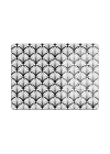 Decovetro Cam Kesme Tahtası Siyah Beyaz Geometrik Desenli 20x30 cm
