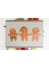 Decovetro Cam Kesme Tahtası ve Sunumluk Gingerbread Yeniyıl Kurabiye Desenli 30 x 40 cm