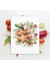 Decovetro Cam Kesme Tahtası ve Sunumluk Gingerbread Yılbaşı Kurabiye Desenli 20 x 30 cm