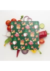 Decovetro Cam Kesme Tahtası ve Sunumluk Kare Noel Yılbaşı Desenli 30 x 30 cm