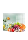 Decovetro Cam Kesme Tahtası ve Sunumluk ve Sunum Tabağı Vintage Fruits 30x40 cm