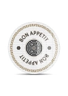 Decovetro Cam Kesme Tahtası ve Sunumluk Amore Yuvarlak Bon Appetit 30x30 cm
