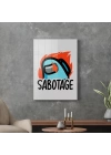 Decovetro Cam Tablo Among Us Sabotage 70x100 cm