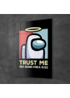 Decovetro Cam Tablo Among Us Trust Me 50x70 cm