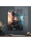 Decovetro Cam Tablo Assassins Creed Renkli Valhalla 50x70 cm