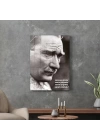 Decovetro Cam Tablo Atatürk Portresi Yazılı 30x40 cm