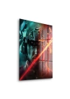 Decovetro Cam Tablo Battlefield Soldier Red 30x40 cm