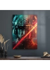 Decovetro Cam Tablo Battlefield Soldier Red 70x100 cm