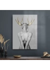 Decovetro Cam Tablo Black White Abstract Woman - 50x70 cm