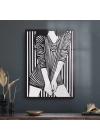 Decovetro Cam Tablo Black White Woman 30x40 cm