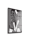 Decovetro Cam Tablo Black White Woman 30x40 cm