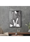 Decovetro Cam Tablo Black White Woman 50x70 cm