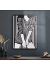 Decovetro Cam Tablo Black White Woman 50x70 cm