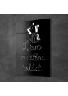 Decovetro Cam Tablo Coffe Addict 30x40 cm