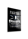 Decovetro Cam Tablo Gamer Class Fighter 30x40 cm