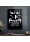 Decovetro Cam Tablo Gamer Class Fighter 50x70 cm