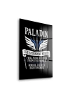 Decovetro Cam Tablo Gamer Class Paladin 30x40 cm