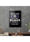 Decovetro Cam Tablo Gamer Class Warlock 30x40 cm