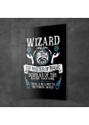 Decovetro Cam Tablo Gamer Class Wizard 30x40 cm