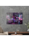 Decovetro Cam Tablo Gamer Cyberpunk City 30x40 cm