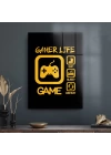 Decovetro Cam Tablo Gamer Life 30x40 cm
