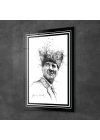 Decovetro Cam Tablo Gazi Mustafa Kemal 30x40 cm