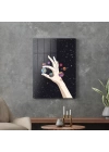 Decovetro Cam Tablo Hand And Planets 30x40 cm