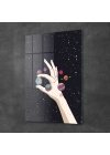 Decovetro Cam Tablo Hand And Planets 30x40 cm