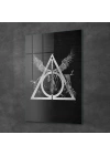 Decovetro Cam Tablo Harry Potter Ölüm Yadigarları Logo 30x40 cm