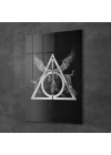 Decovetro Cam Tablo Harry Potter Ölüm Yadigarları Logo 50x70 cm