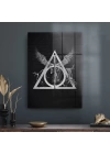 Decovetro Cam Tablo Harry Potter Ölüm Yadigarları Logo 50x70 cm