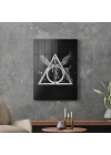 Decovetro Cam Tablo Harry Potter Ölüm Yadigarları Logo 50x70 cm