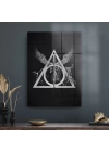 Decovetro Cam Tablo Harry Potter Ölüm Yadigarları Logo 70x100 cm