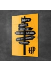 Decovetro Cam Tablo Harry Potter Sign 50x70 cm