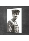 Decovetro Cam Tablo Kalpaklı Atatürk 50x70 cm